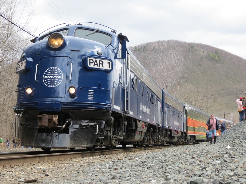 Stopped at the East Portal of the Hoosac Tunnel